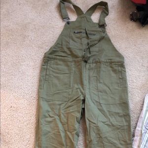 Olive-Colored Overalls!
